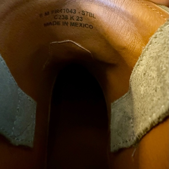 🔥 FRYE Suede Sacha Fringe Boots- Steel Blue.
Gorgeous Boots!! New in box. - Picture 5 of 8